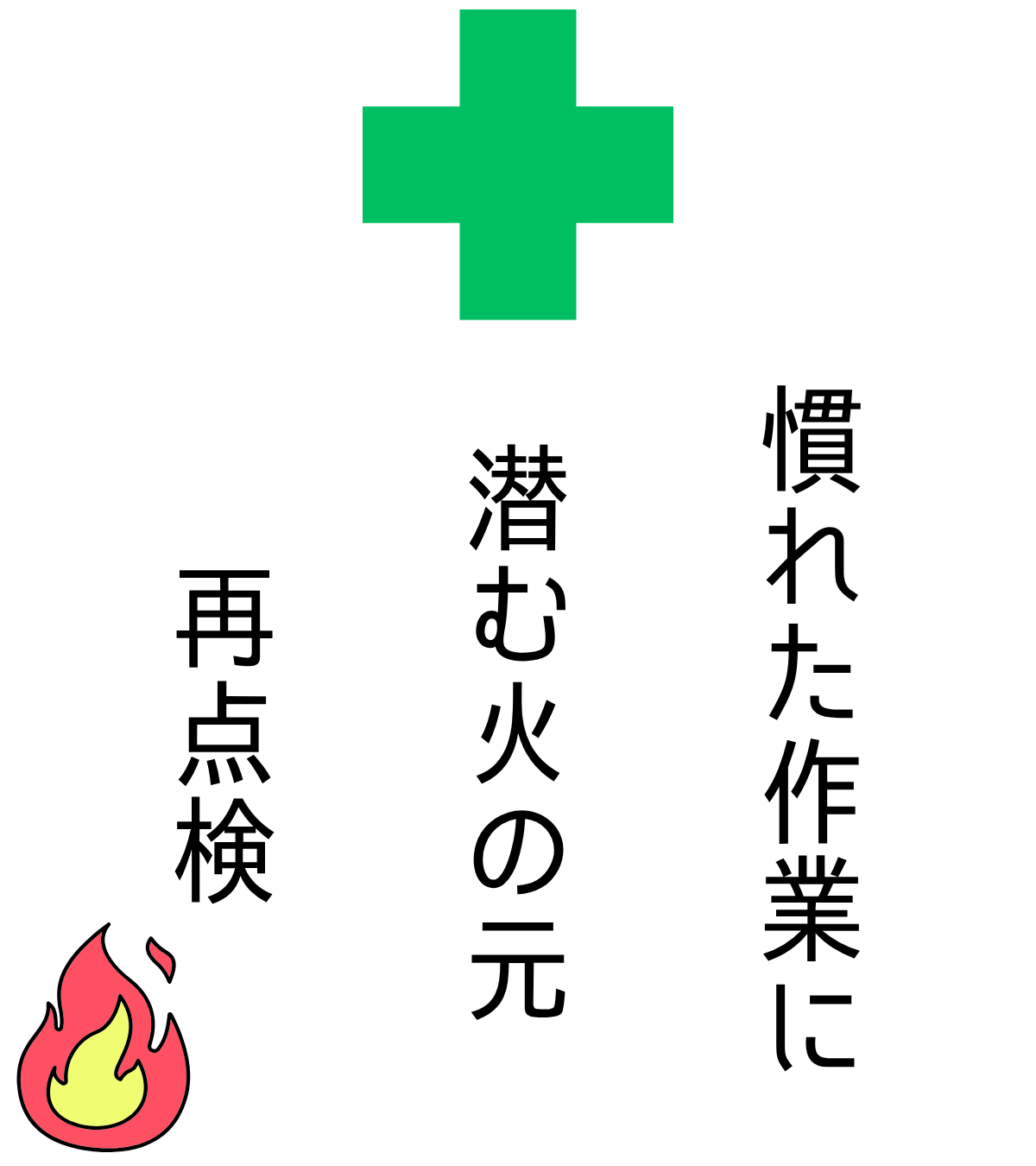 慣れた作業に潜む火の元再点検